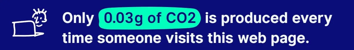 Résultat websitecarbon Vertuance carbone